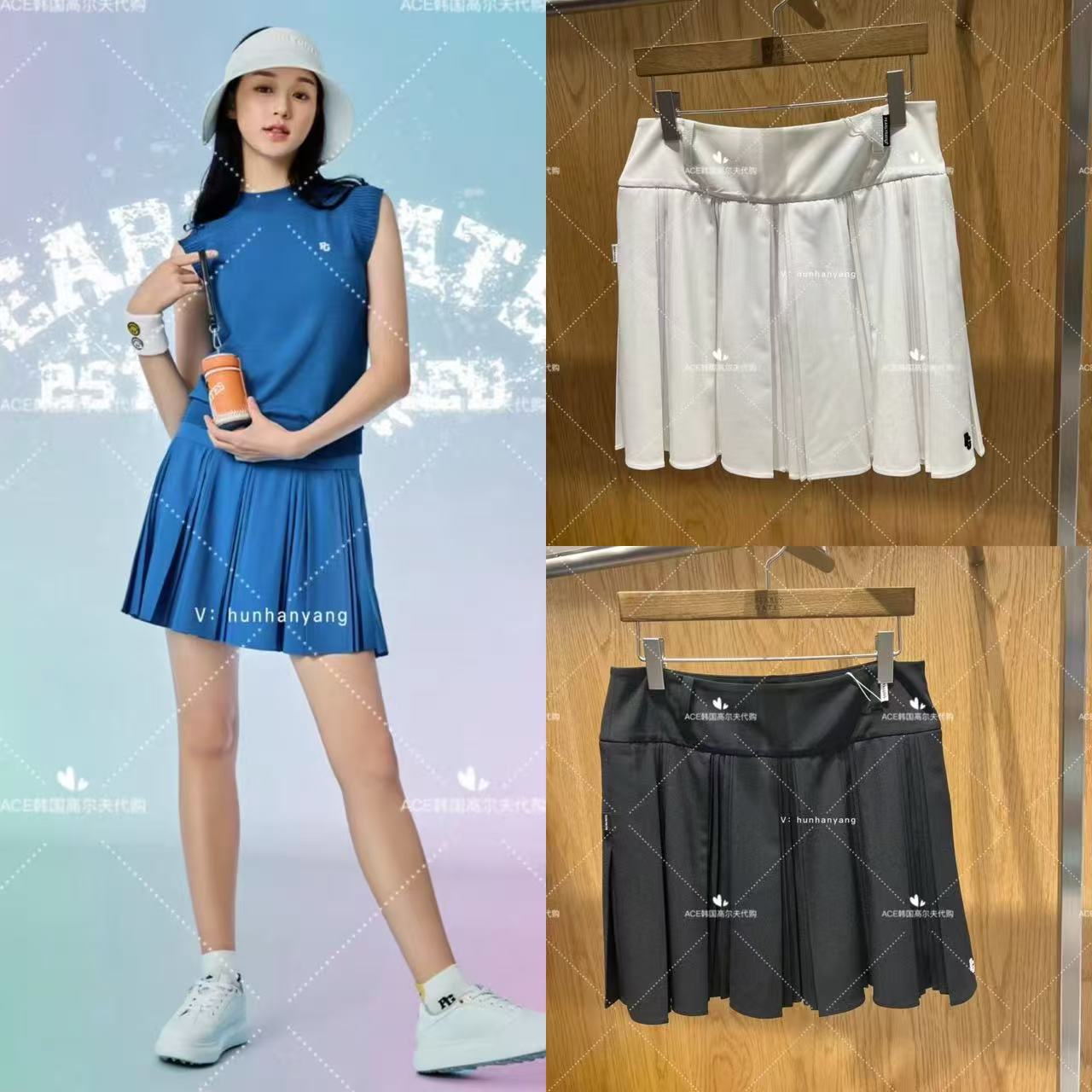 女士高尔夫服装25夏季裙子