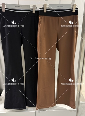 Wangle女士高尔夫裤子25秋季新款百搭休闲运动加绒运动裤WWW25391