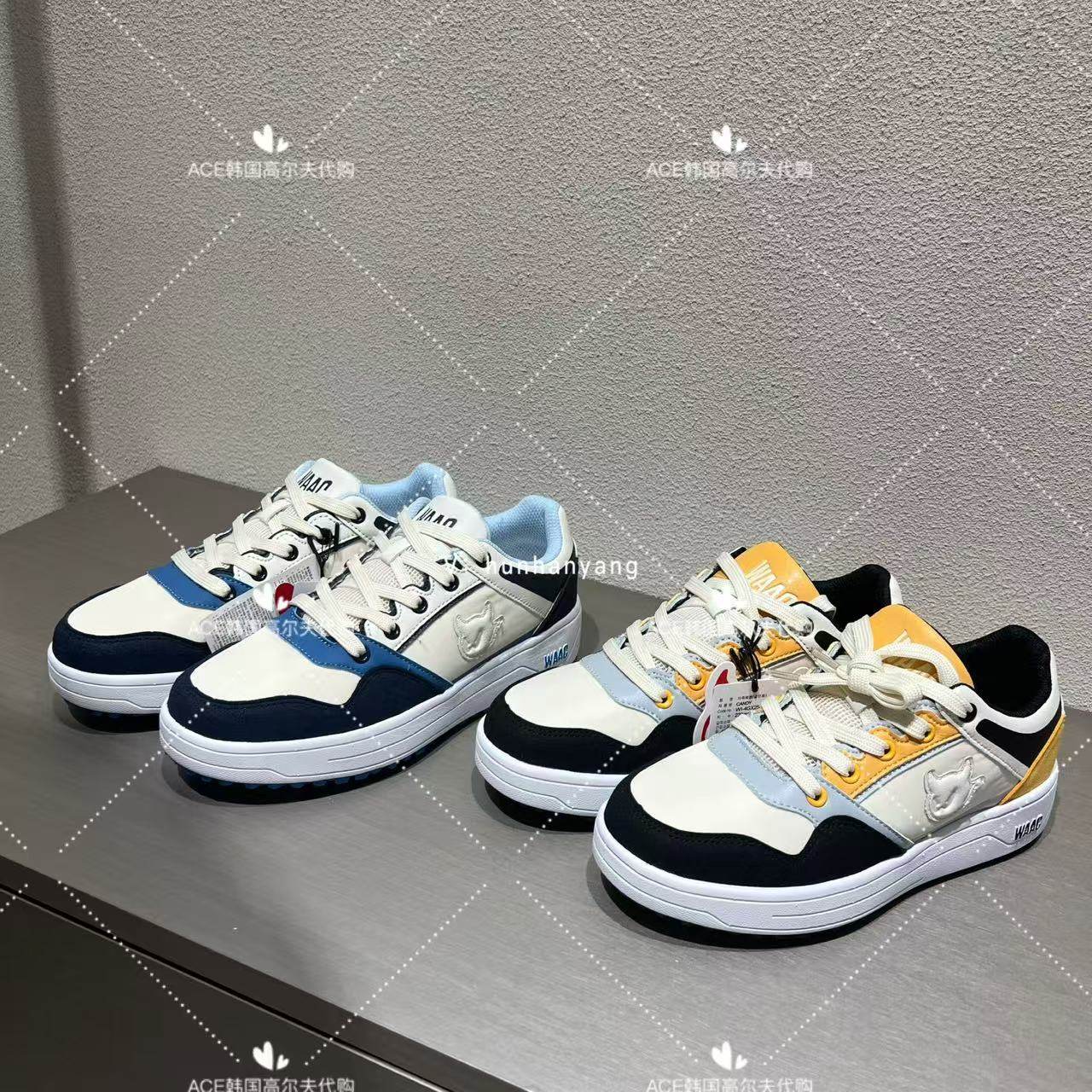 WAAC女士高尔夫球鞋高尔夫鞋板鞋