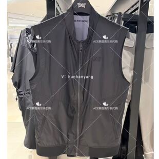 PXG男士高尔夫马甲26春季新款百搭休闲时尚运动舒适拉链马甲