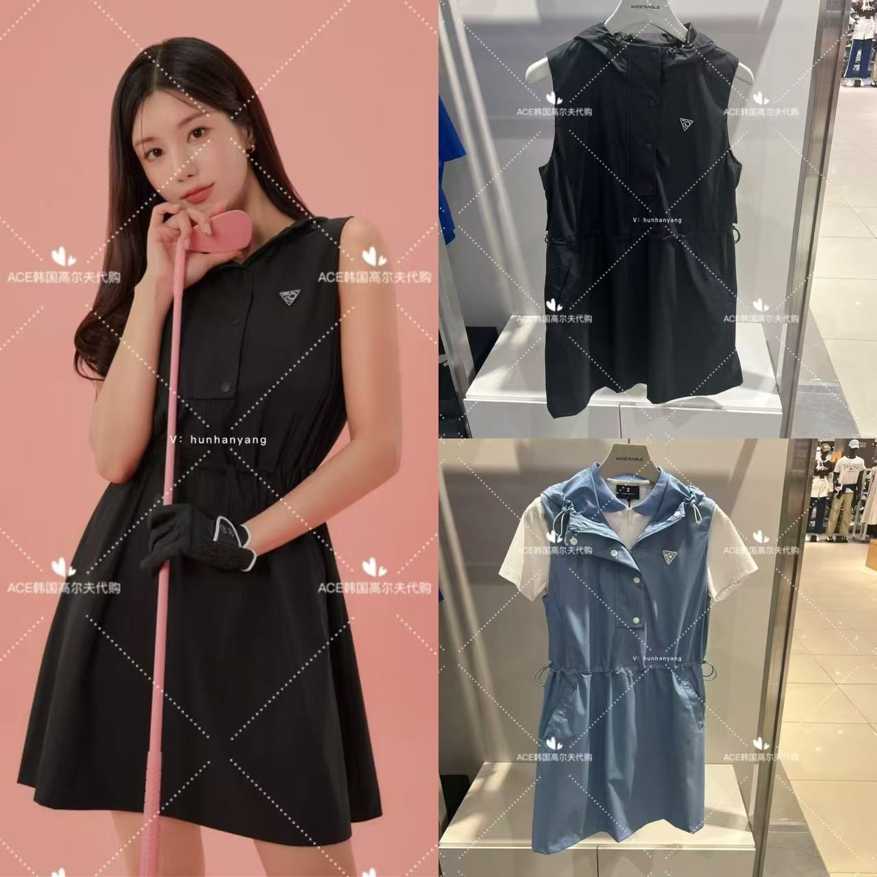 女士高尔夫服装25夏季服装