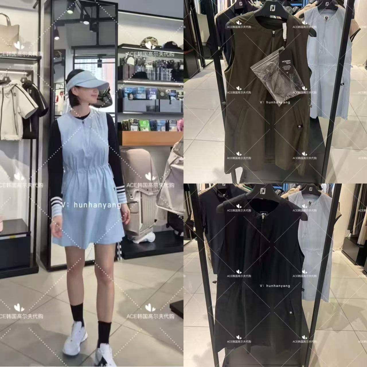 女士高尔夫服装25春季连衣裙
