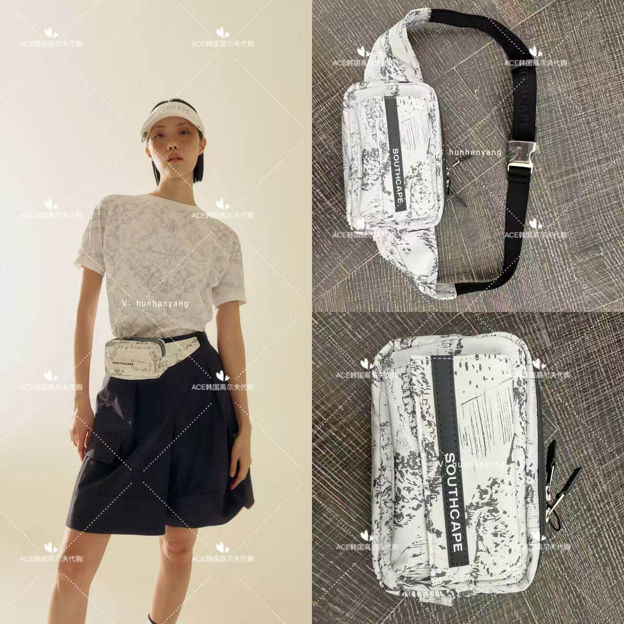 SOUTHCAPE高尔夫腰包女士