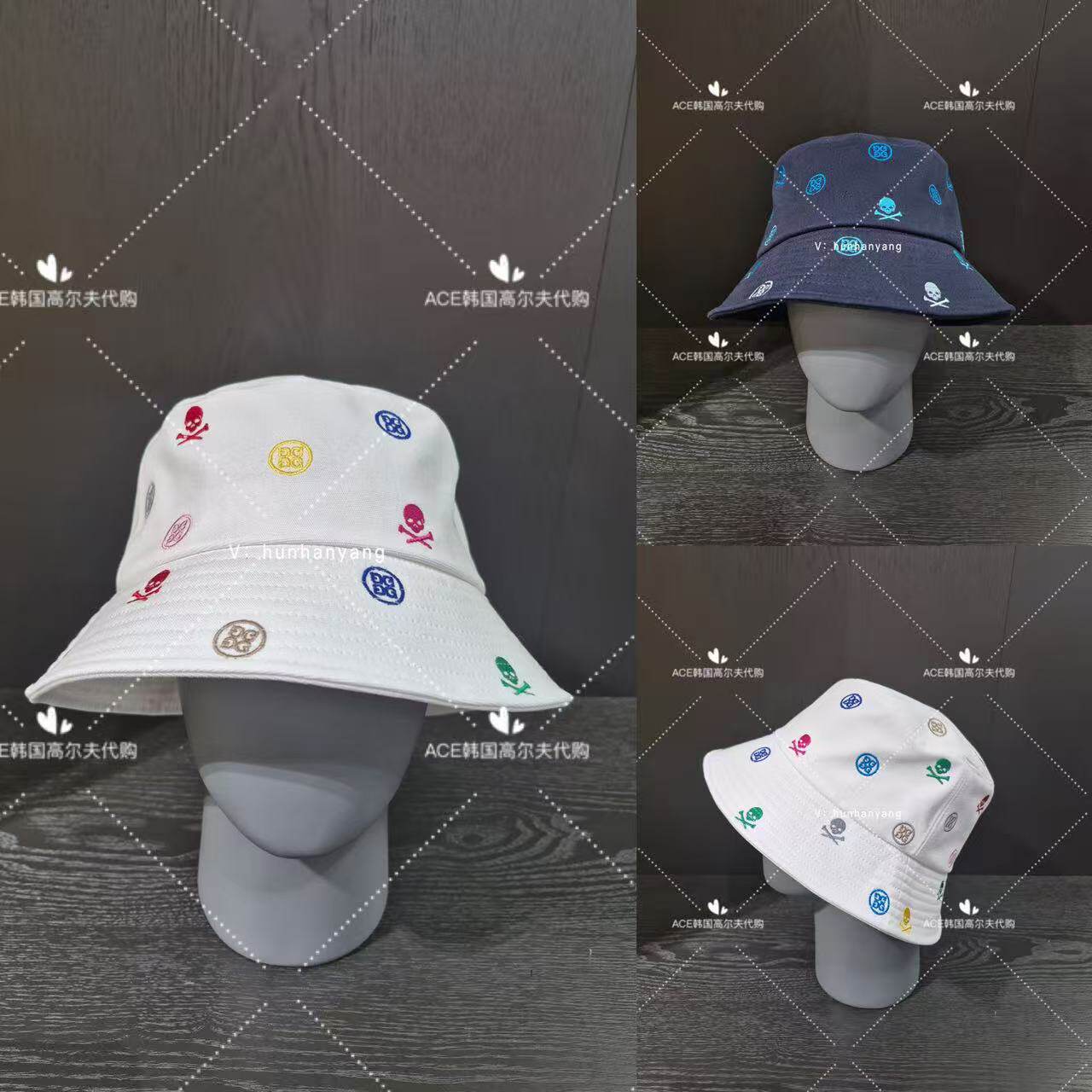 GFORE高尔夫球帽男士26春季新款百搭休闲时尚运动透气渔夫防晒帽