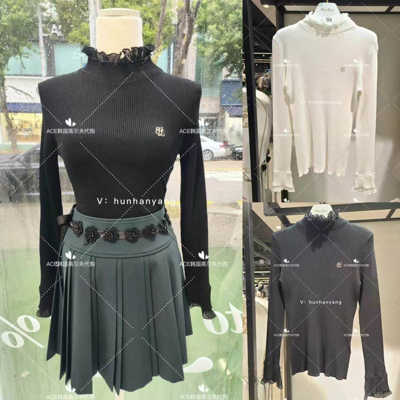 女士高尔夫服装24秋冬长袖