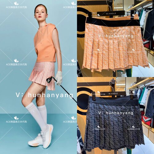 Wangle高尔夫女士挥杆百褶短裙