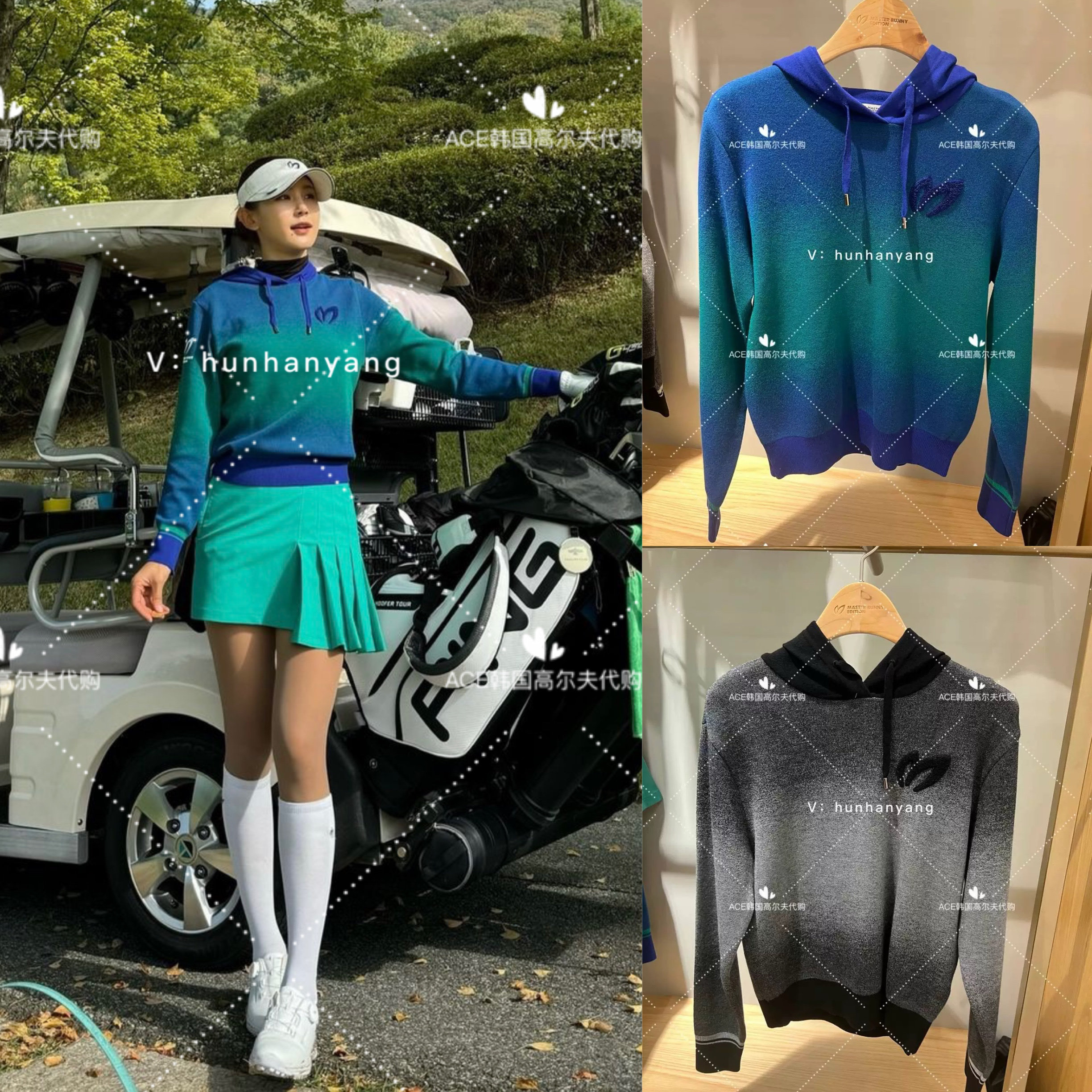 女士高尔夫服装24秋季长袖