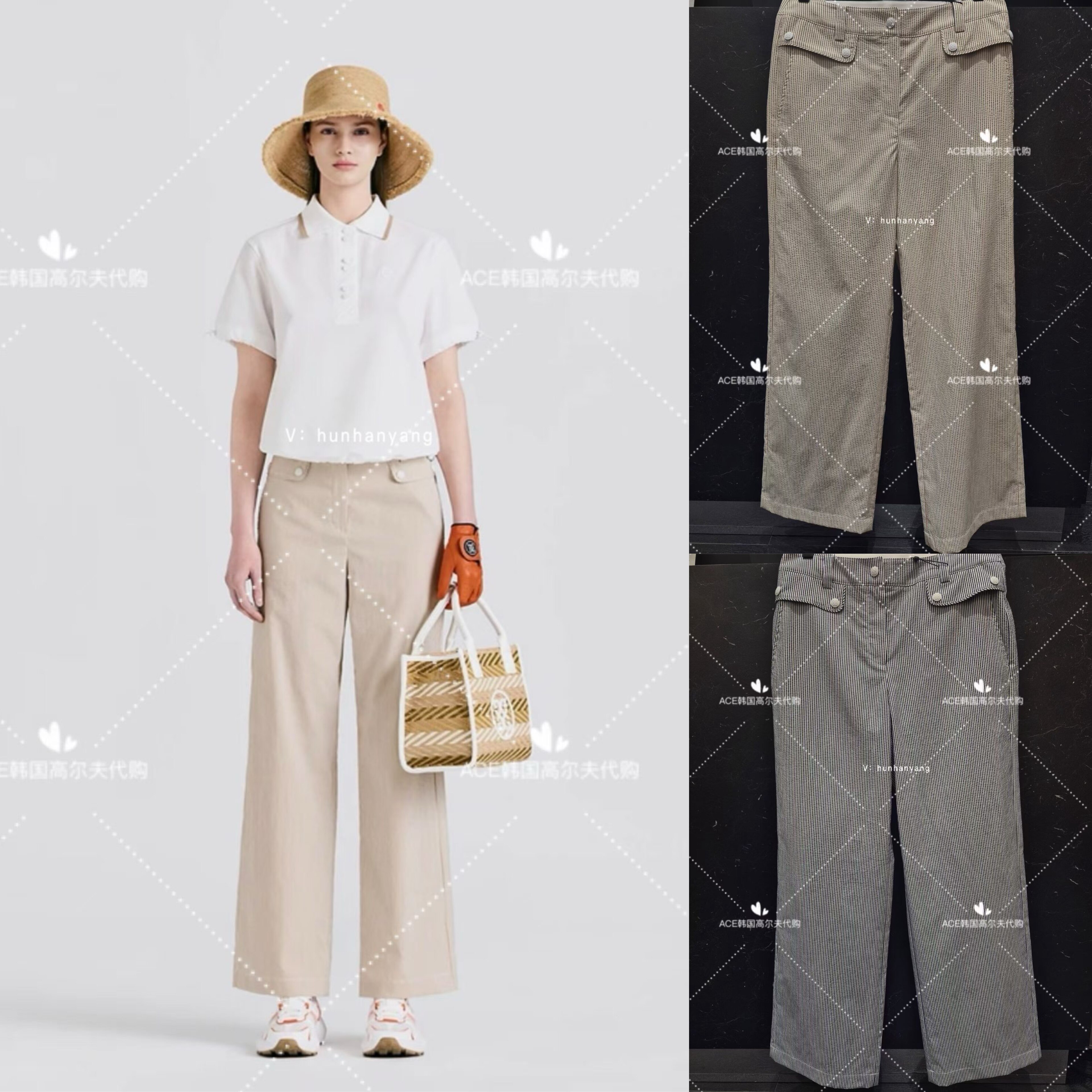 女士高尔夫球服26夏季裤子