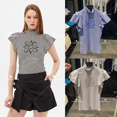 女士高尔夫服装25夏季上衣