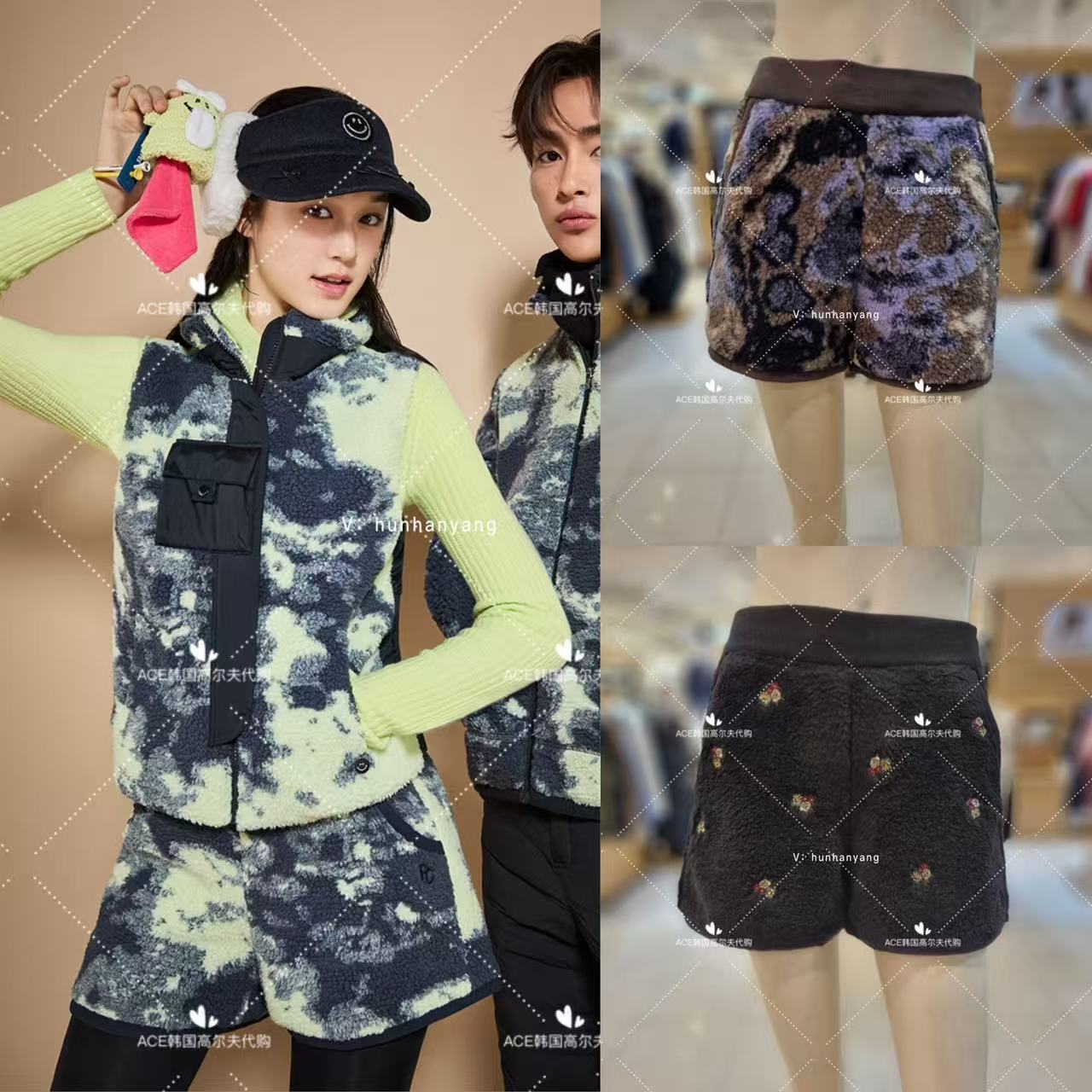 PG女士高尔夫运动短裤25冬季