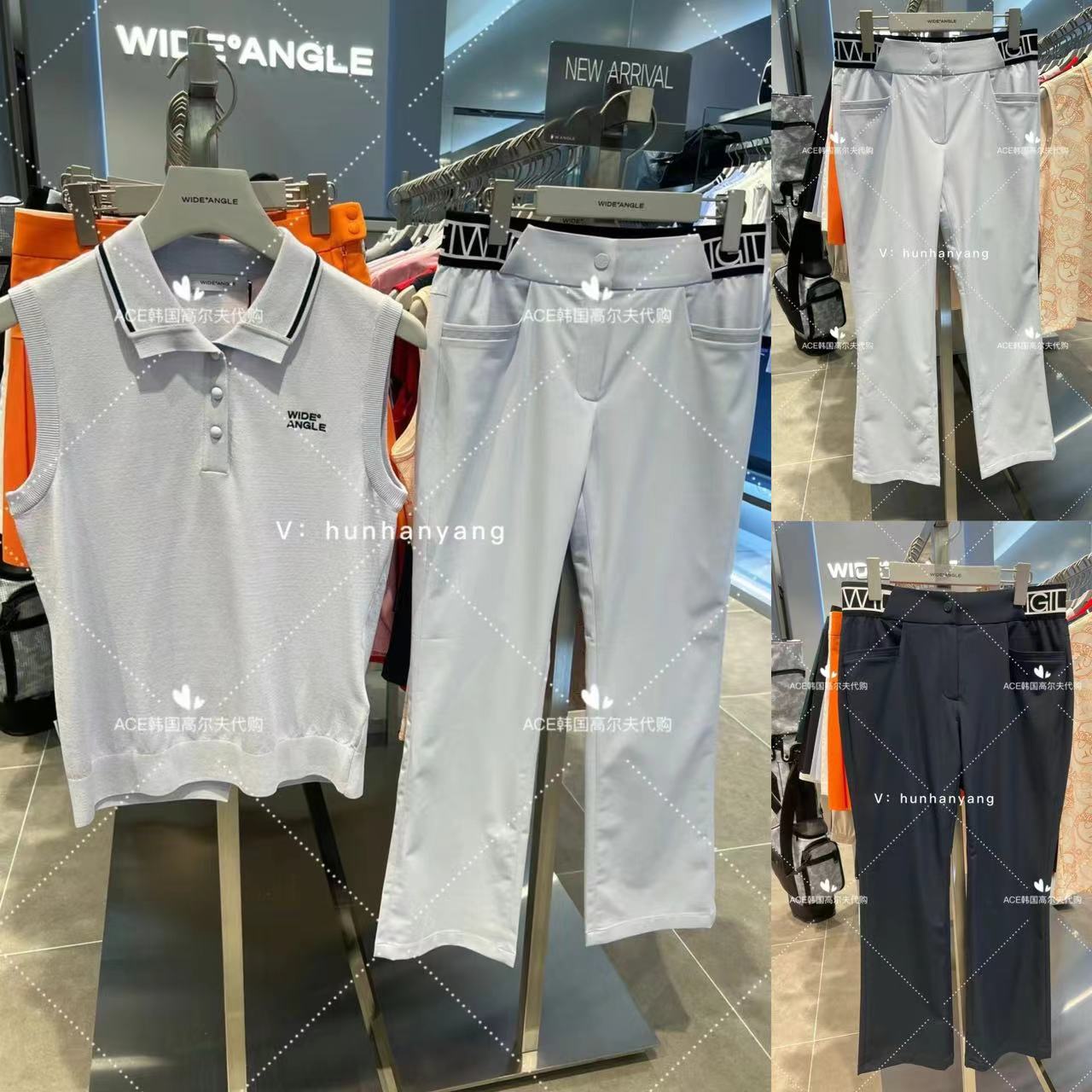 Wangle女士高尔夫服装24夏季