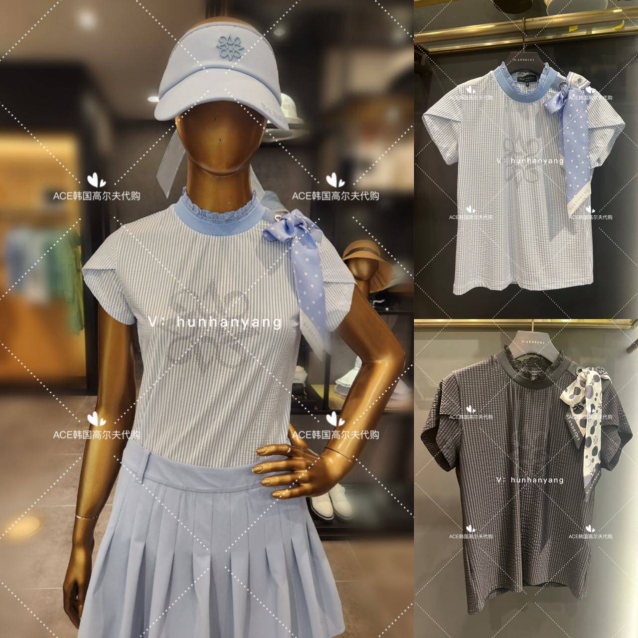 StANDREWS女士高尔夫半袖