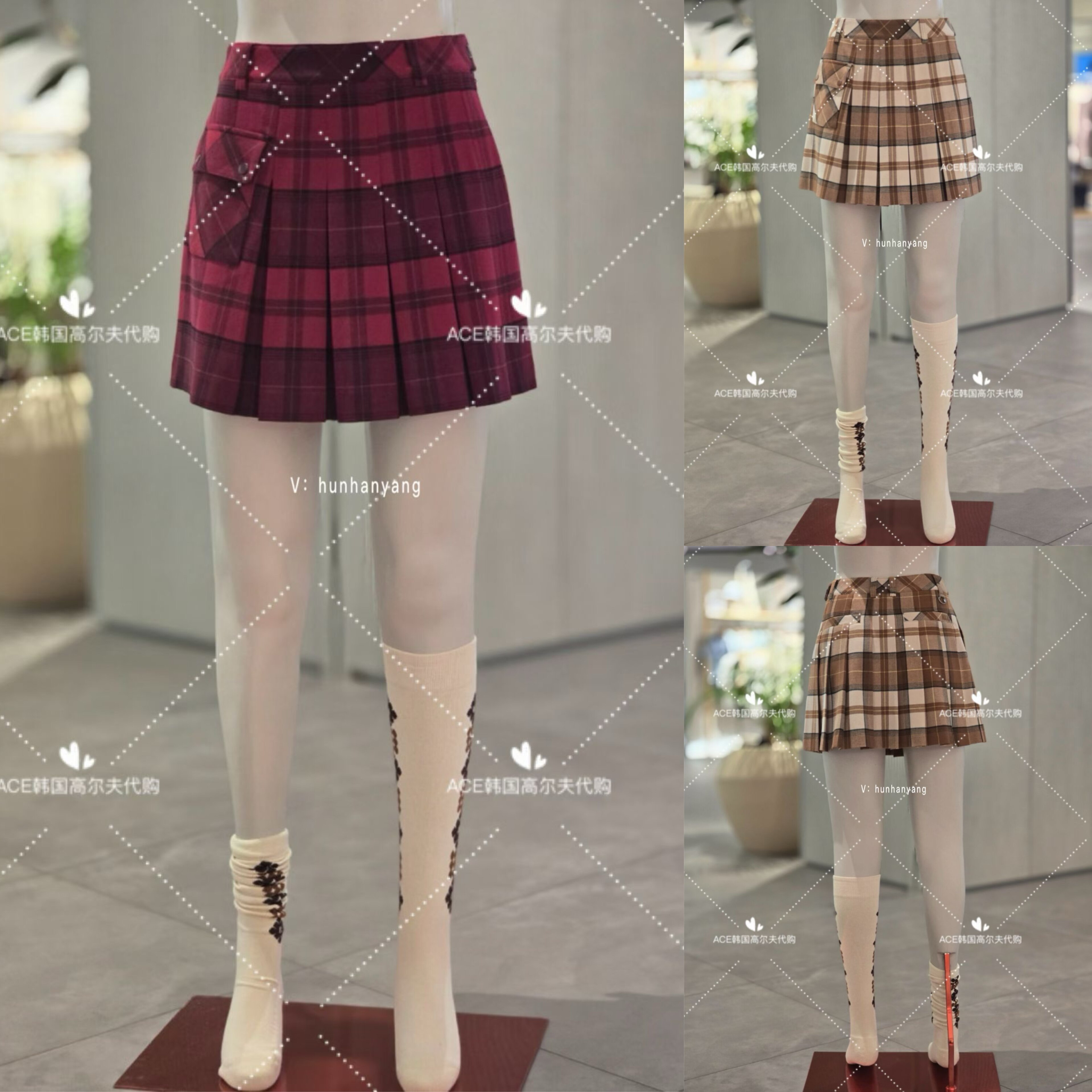 女士高尔夫服装26秋季裙子