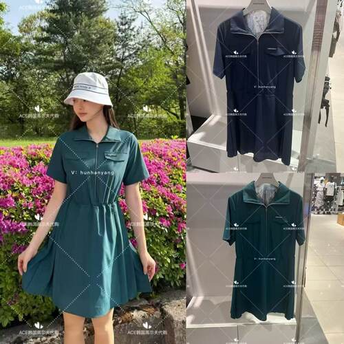 女士高尔夫服装25夏季连衣裙