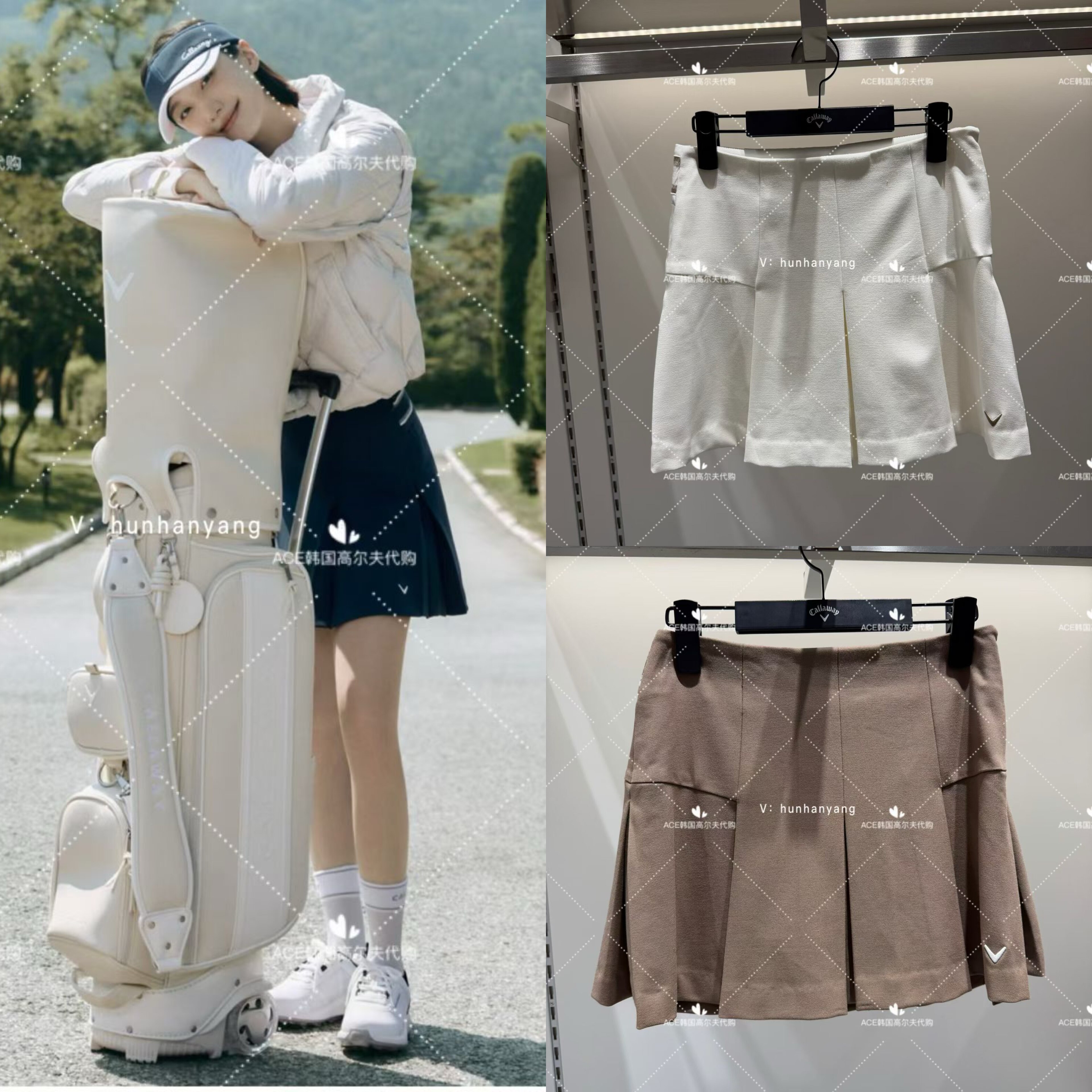 女士高尔夫服装25冬季裙子