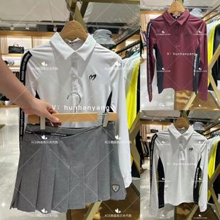 MasterBunny小兔子高尔夫女士2022初秋折扣LOGO翻领修身 上衣