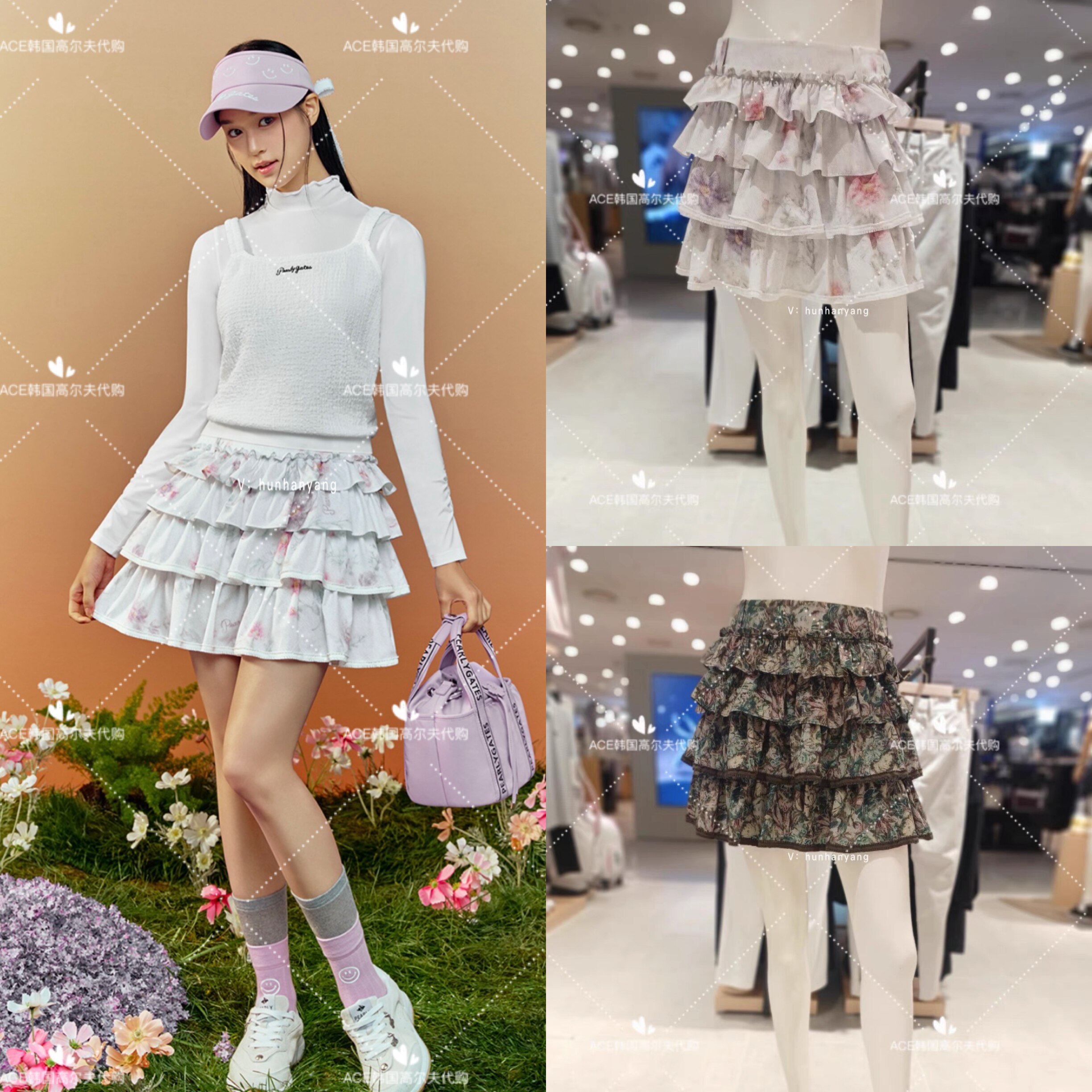女士高尔夫服装26秋季裙子