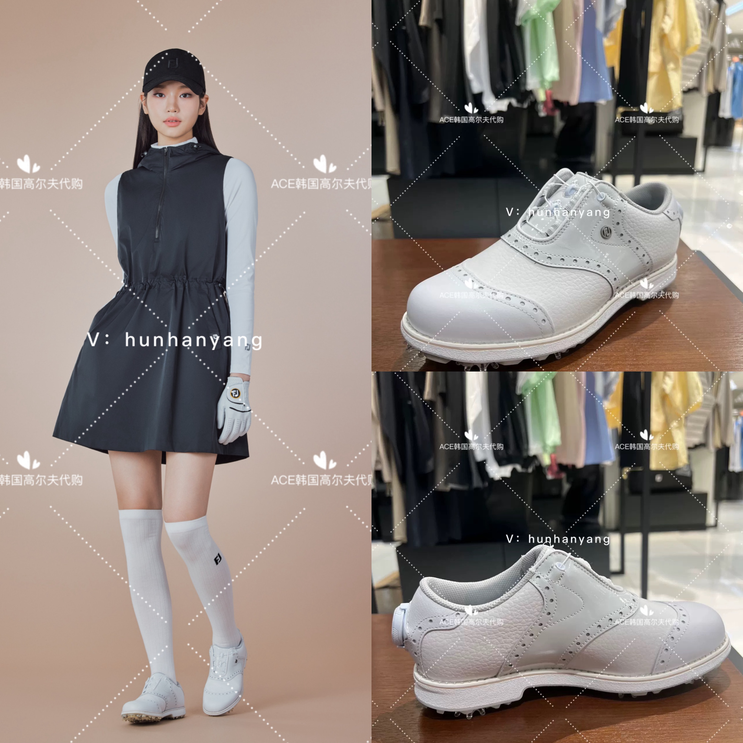 FJfootjoy女士高尔夫球鞋