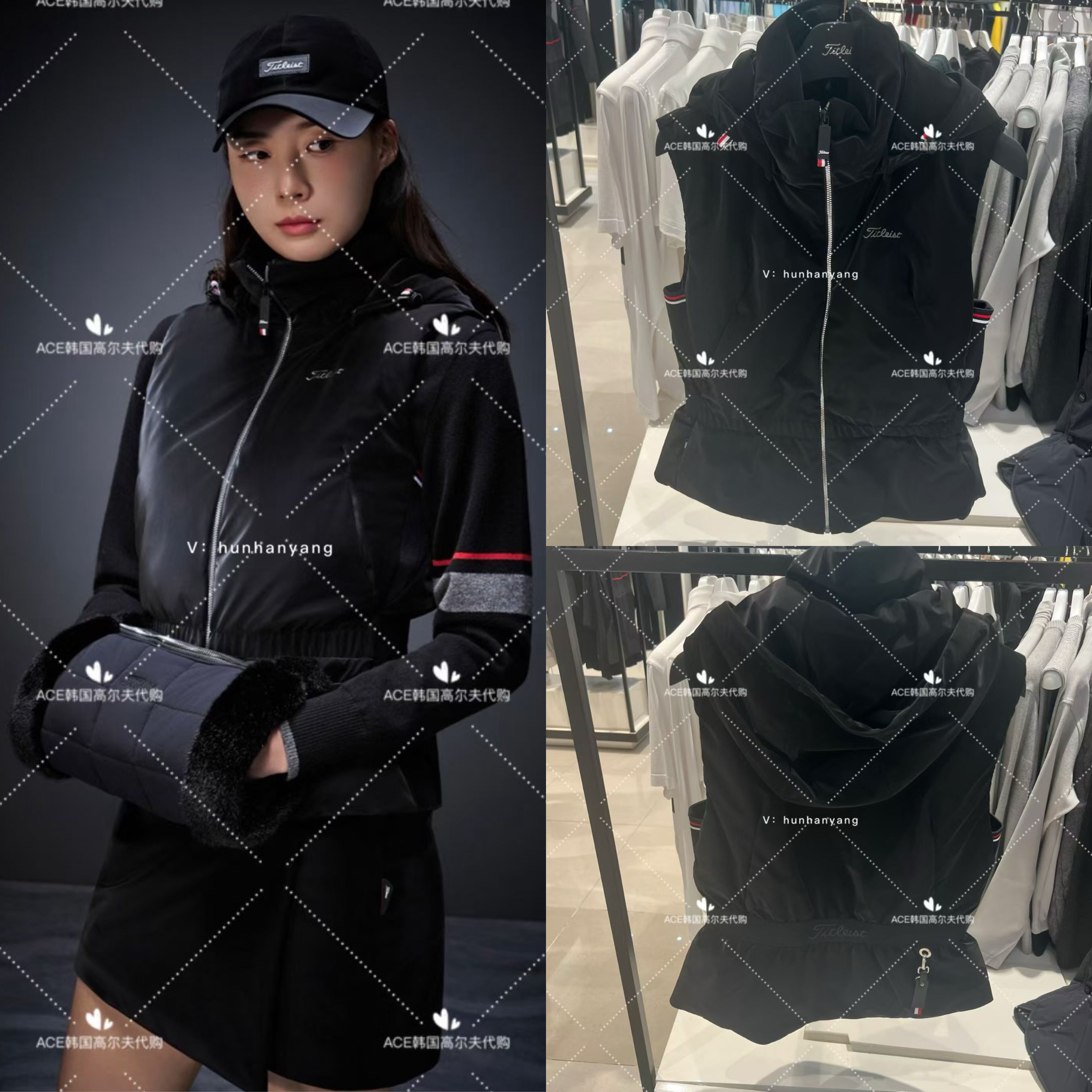 女士高尔夫服装25冬季上衣