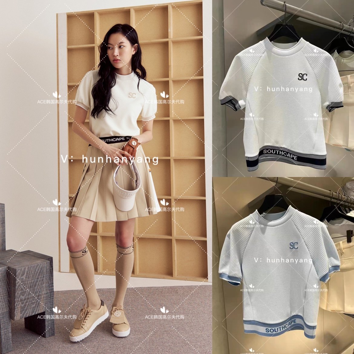 SOUTHCAPE高尔夫女士短袖