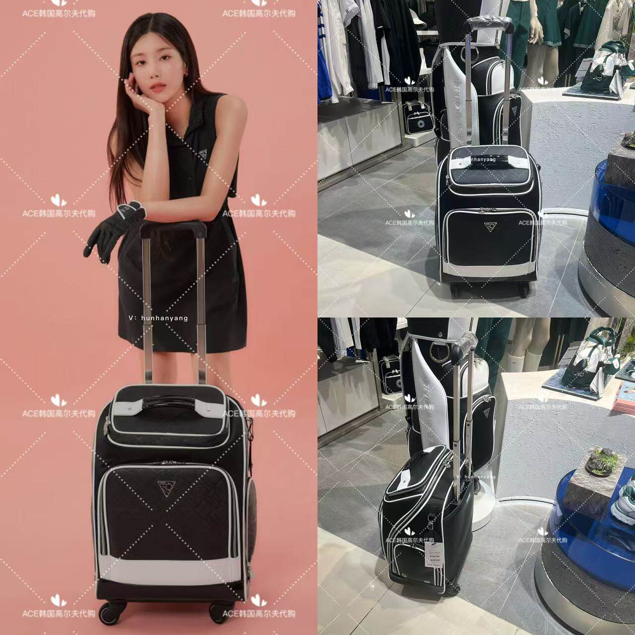 WANGLE女士高尔夫行李箱手拉包