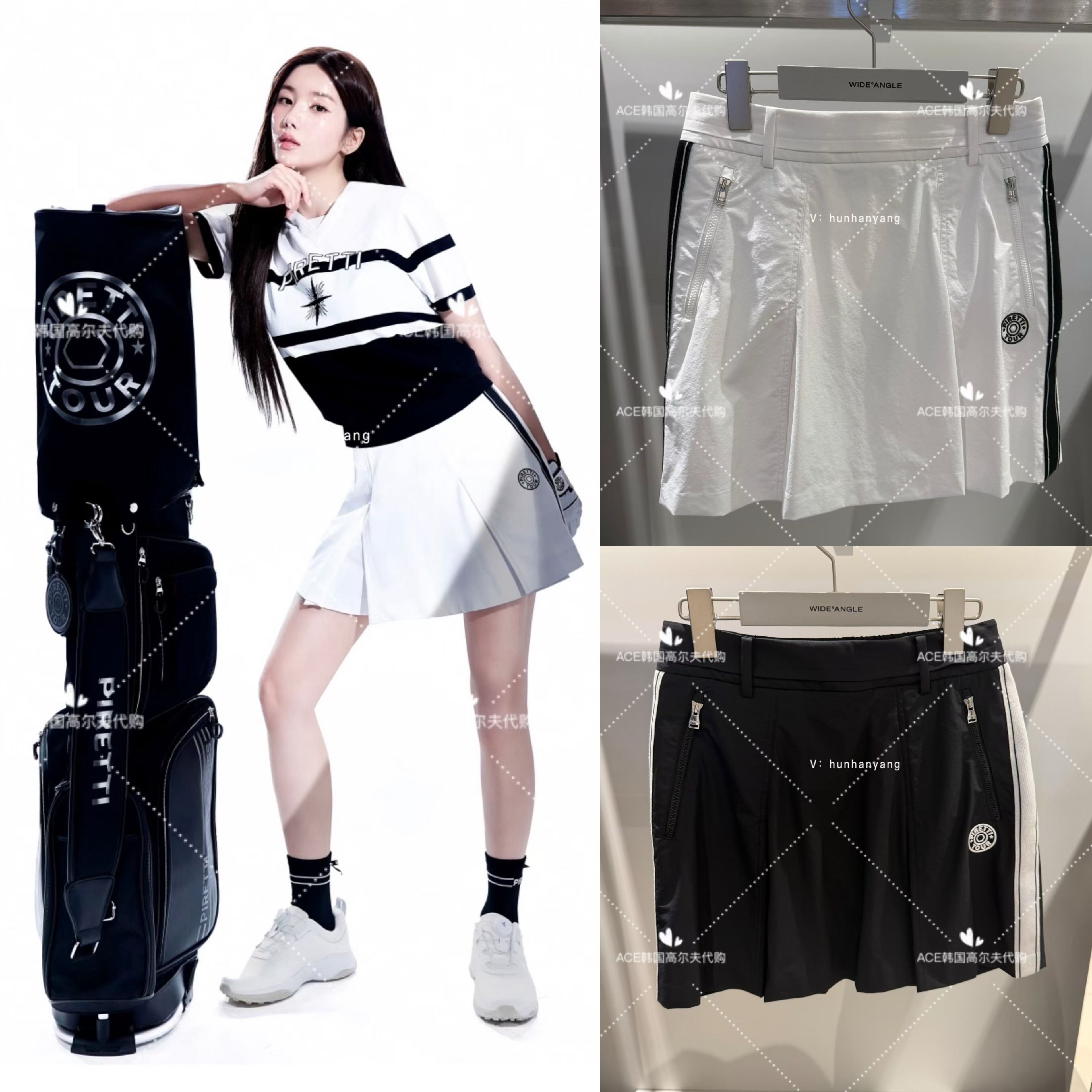 女士高尔夫服装26夏季裙子