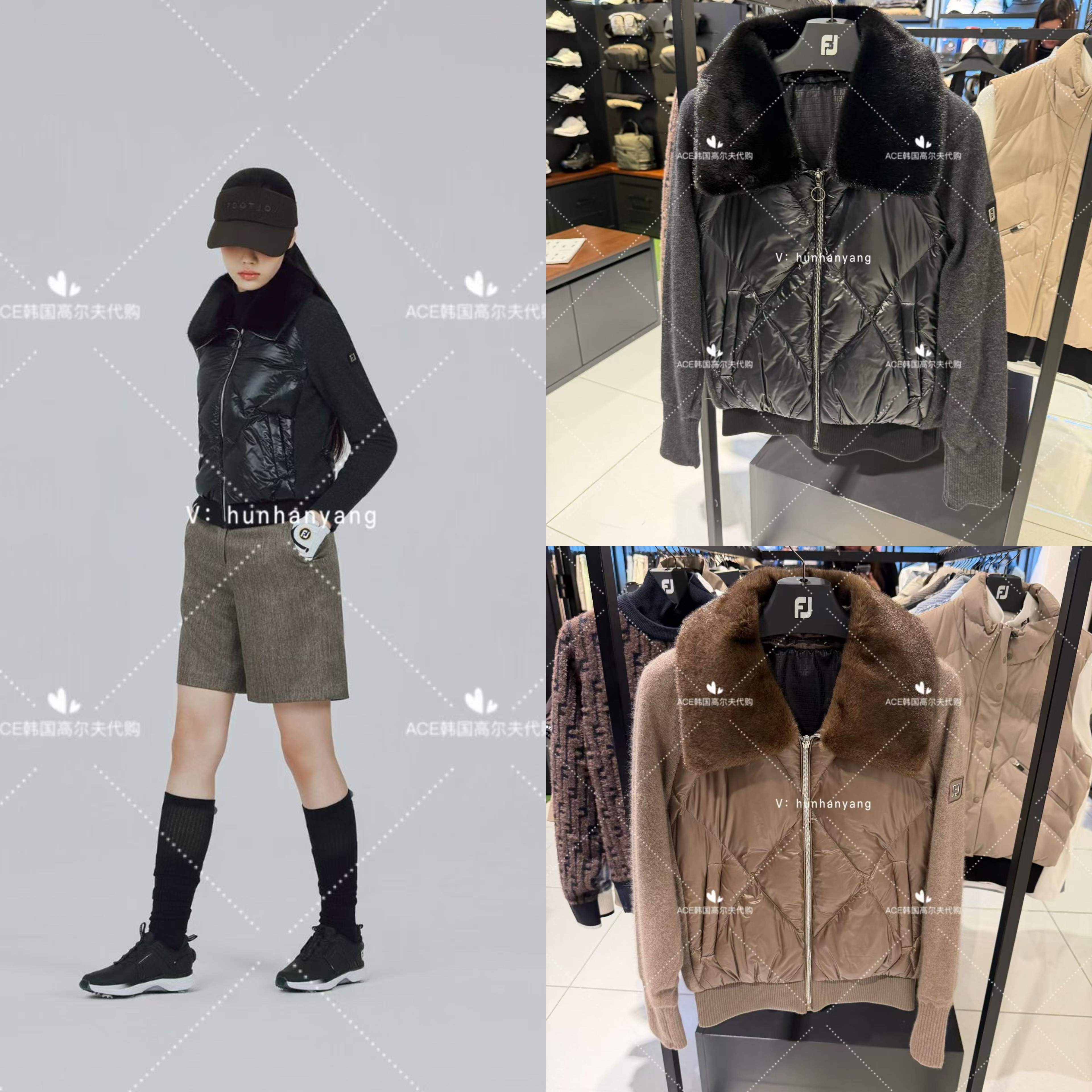 女士高尔夫服装25冬季上衣