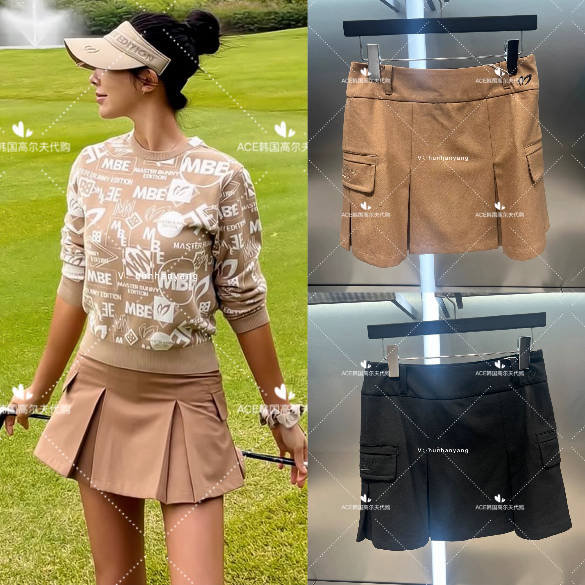 女士高尔夫服装25秋季裙子