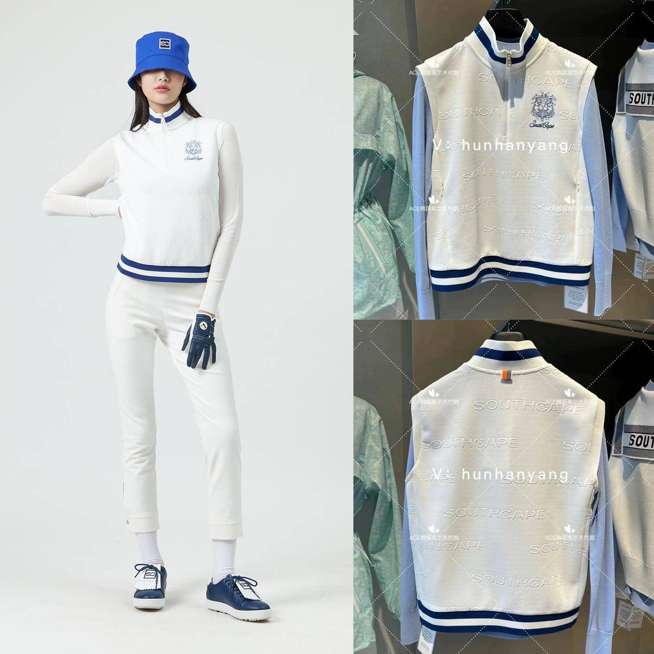 SOUTHCAPE高尔夫女士高领马甲