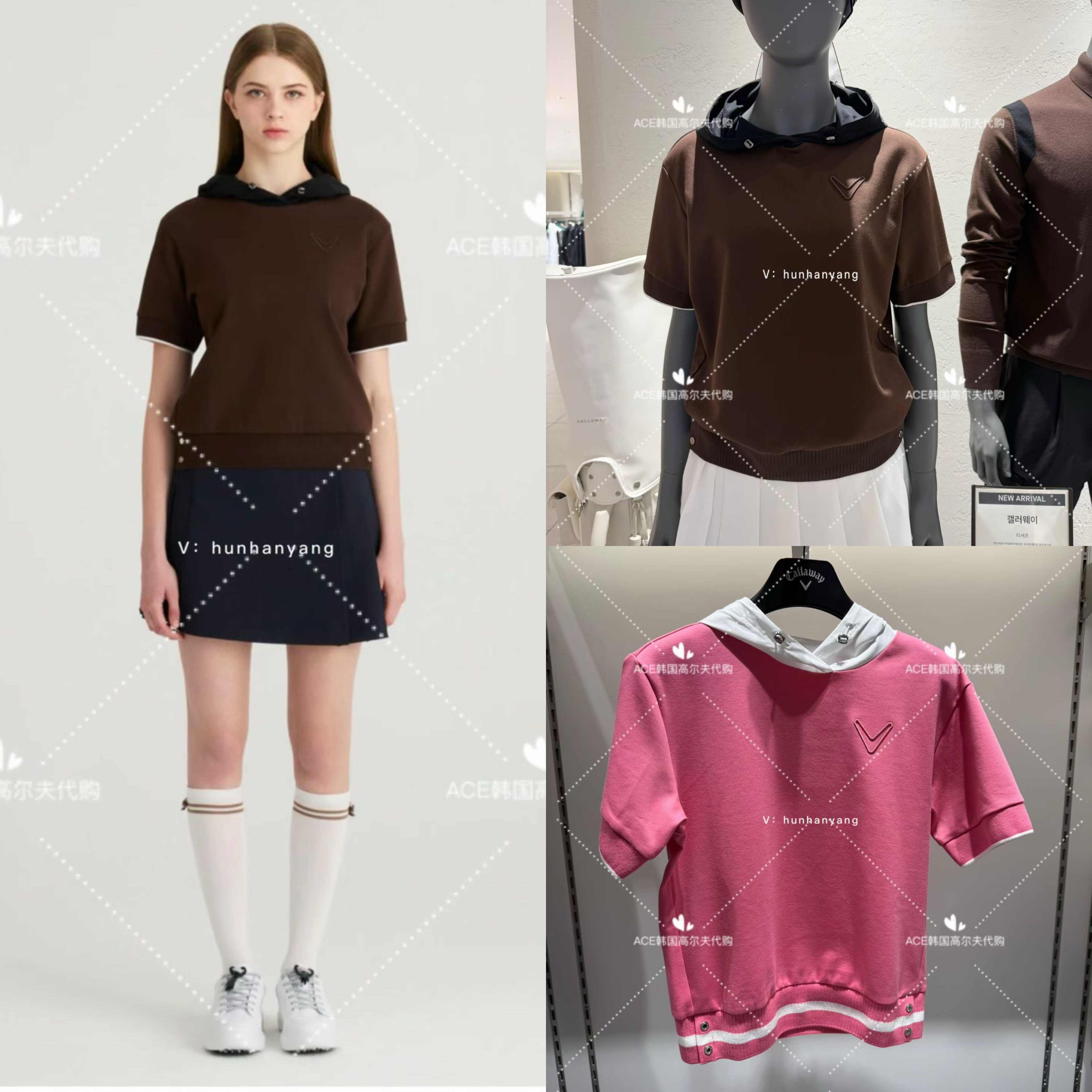 女士高尔夫服装25秋季上衣