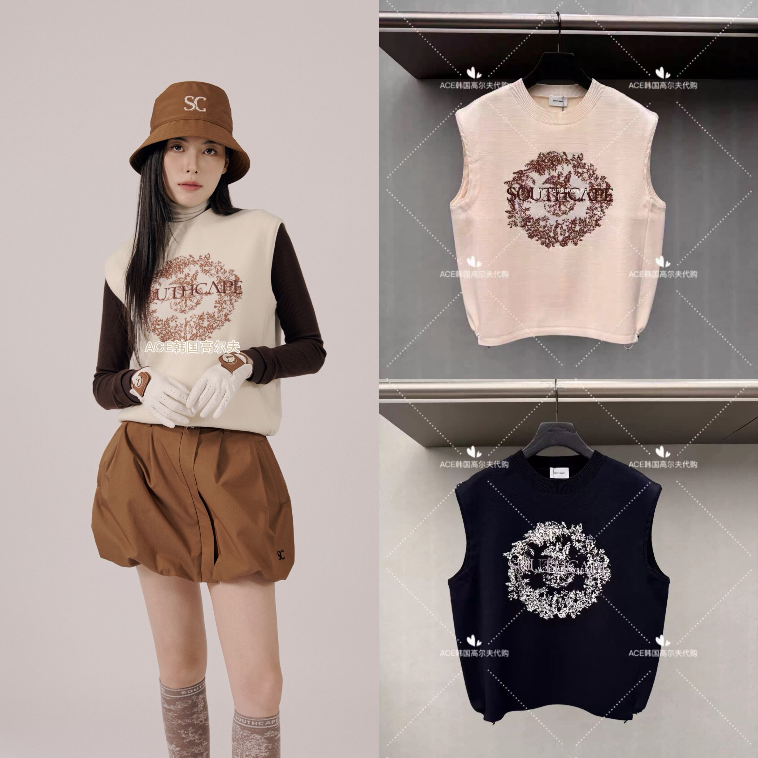 SOUTHCAPE女士高尔夫马甲