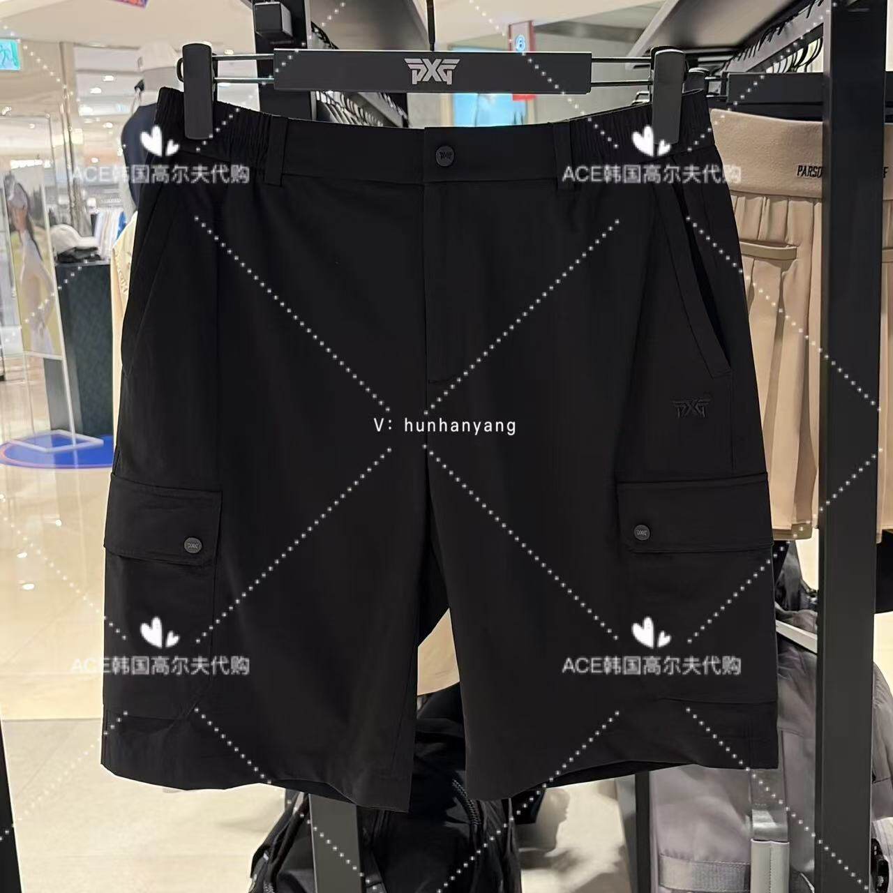PXG男士高尔夫运动短裤26夏季新款百搭休闲时尚舒适修身运动M5216