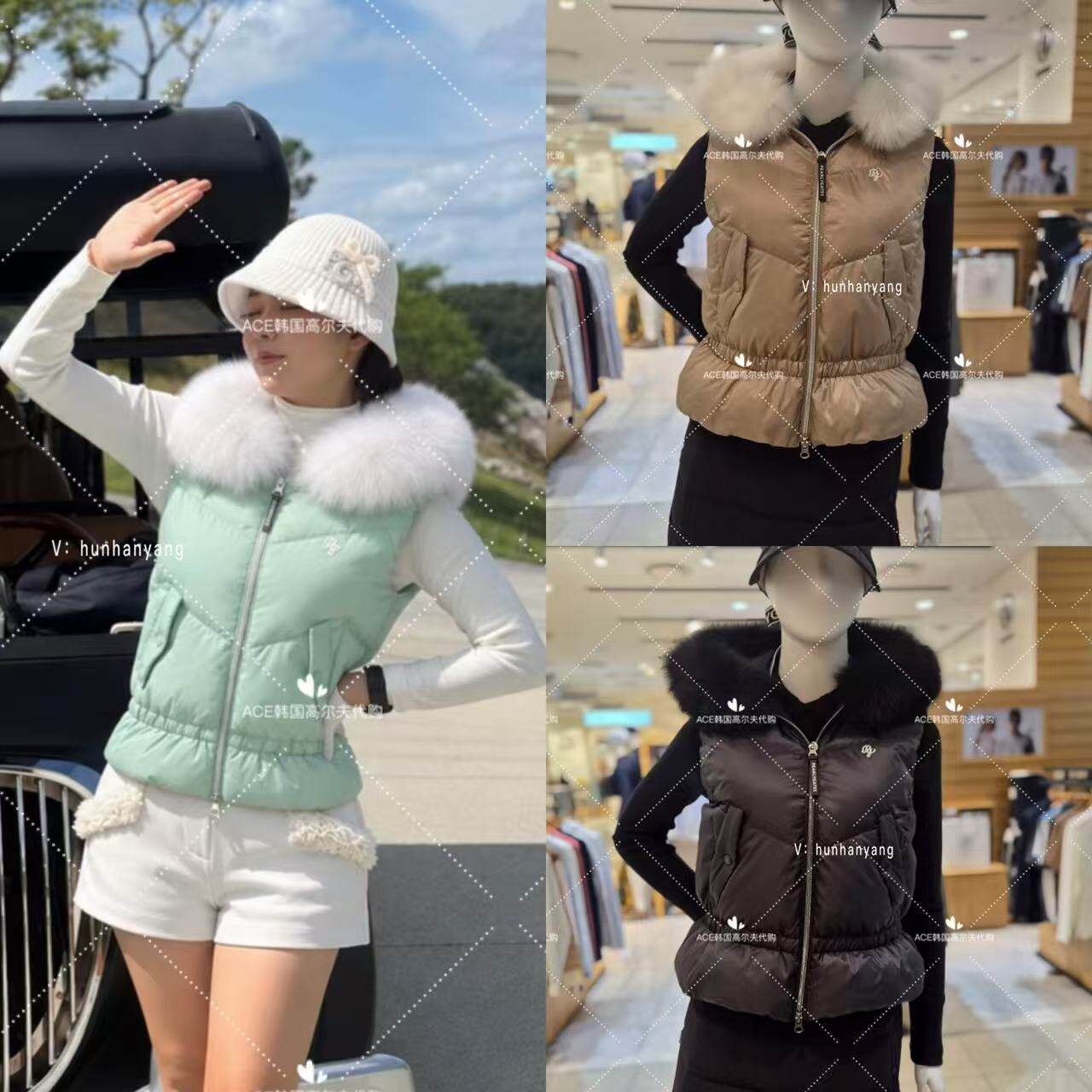 PG高尔夫马甲女士26冬季