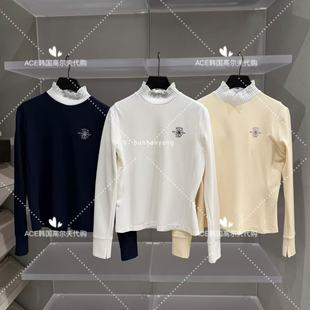 SOUTHCAPE女士高尔夫长袖26春季新款百搭休闲时尚运动花领长袖