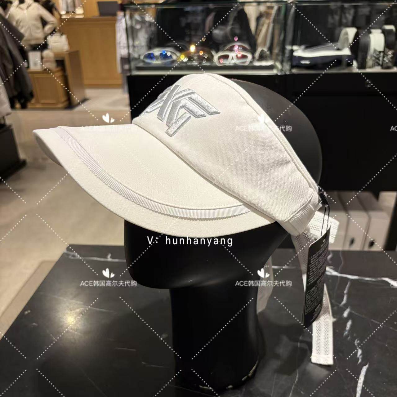 PXG高尔夫球帽女士26春季新款百搭休闲时尚运动无顶蝴蝶结防晒帽