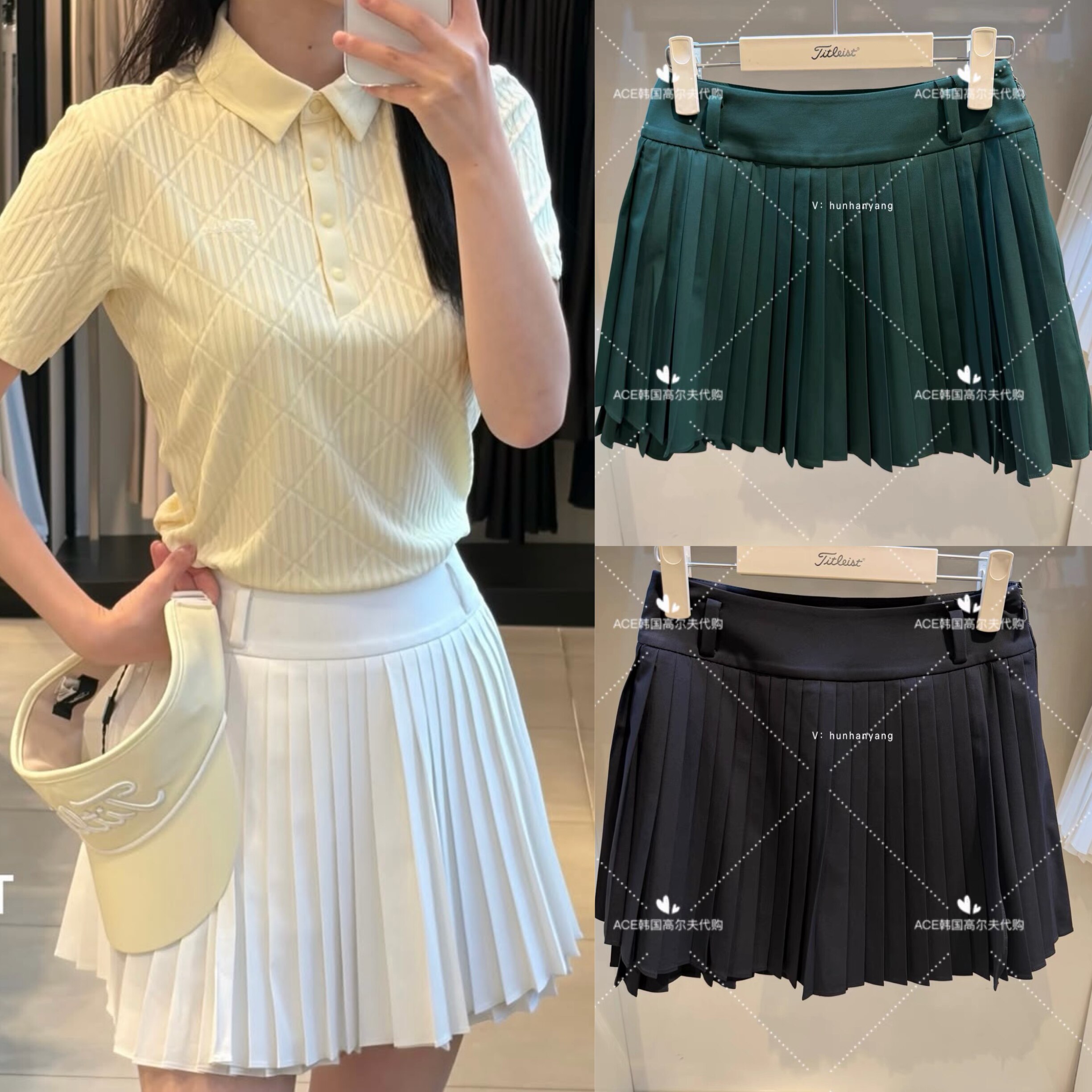 女士高尔夫服装26秋季裙子