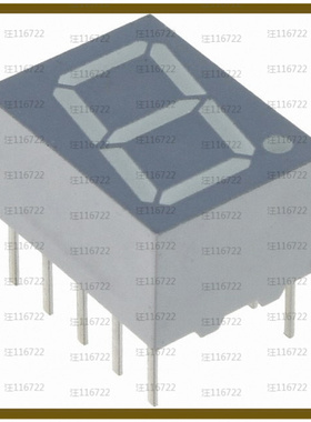 TDSR1060【DISPLAY 7SEG 0.39 SGL RED 10DIP】