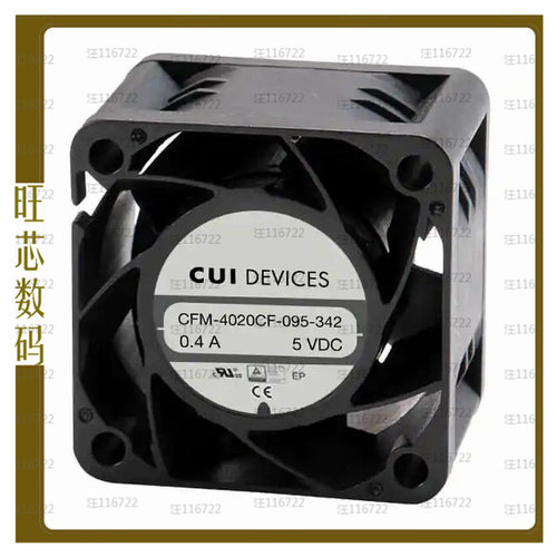CFM-4020CF-055-212【FAN AXIAL 40X20MM 5VDC WIRE】