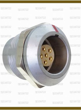 FLKD-06EGFS-GCP-001【CONN RCPT FMALE 6P GOLD SLDR CUP】