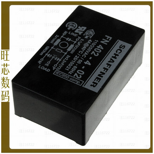 FN402-4-02【LINE FILTER 250VAC 4A TH】