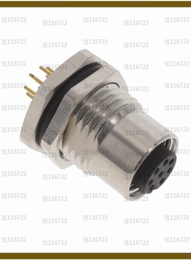 ALBKF12-RPBR8-S0【BULKHEAD CONN. M12 REAR MT. 8-PO】