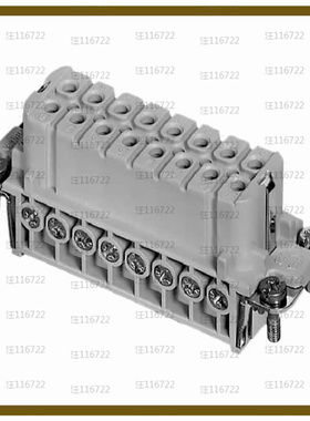 C14610B0161024【INSERT FEMALE 16POS+1GND SCREW】