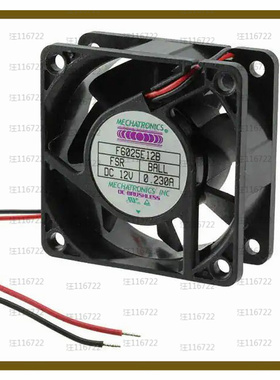 F6025E12B-FSR【FAN AXIAL 60X25MM 12VDC WIRE】