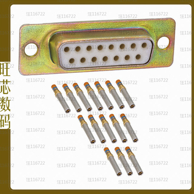 M24308/2-2F【CONN DSUB RCPT 15POS PNL MNT】
