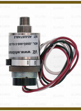 J205G-50S-C12L-DIS【PRESSURE SWITCH 20-500 PSIG】
