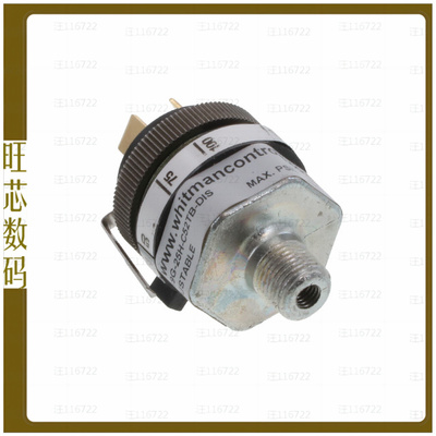 P119G-25H-C52TB-DIS【PRESSURE SWITCH 9.7-250 PSIG】