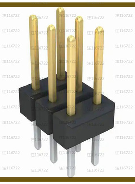 0010977066【CONN HEADER VERT 6POS 2.54MM】