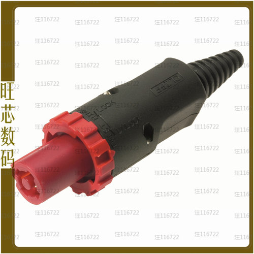 FCR2067【CLIFFCON STR PLUG 4PC/P/HV RED】