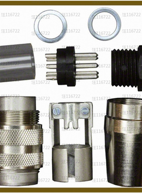 C091 31H105 100 2【CONN PLUG MALE 5P SILV SLDR CUP】