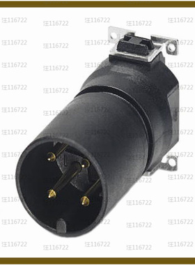 1411982【CONN MALE INSERT 4POS SOLDER】